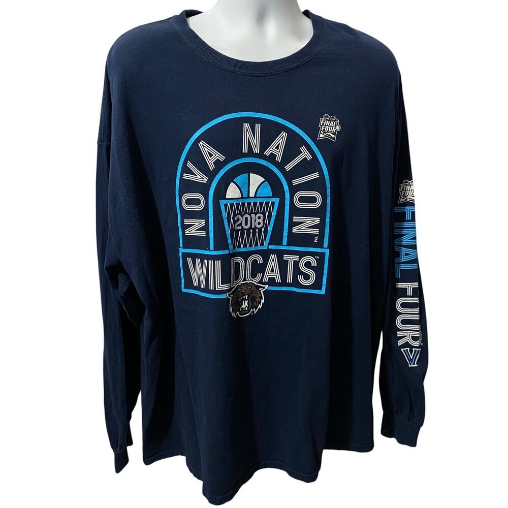 VILLANOVA WILDCATS 2018 National Champions Shirt — Fanatics Navy Men's 3XL